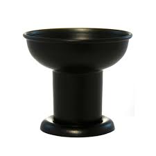 Black Pillar Candle Holder