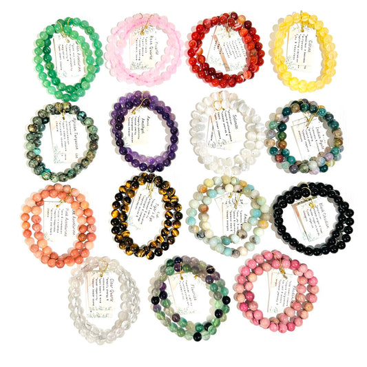 Soul Charms - Wholesale 8mm Crystal Bracelets