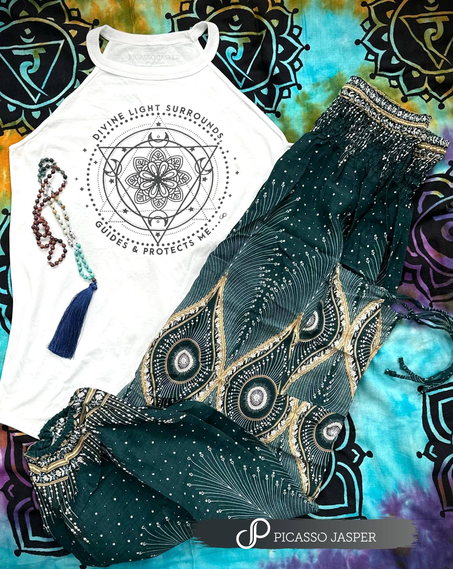 Picasso Jasper - Divine Light Surrounds, Guides & Protects, Tank, S-4XL