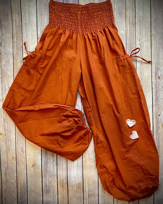 Picasso Jasper - 100% Cotton, Two Pocket Magic Pants