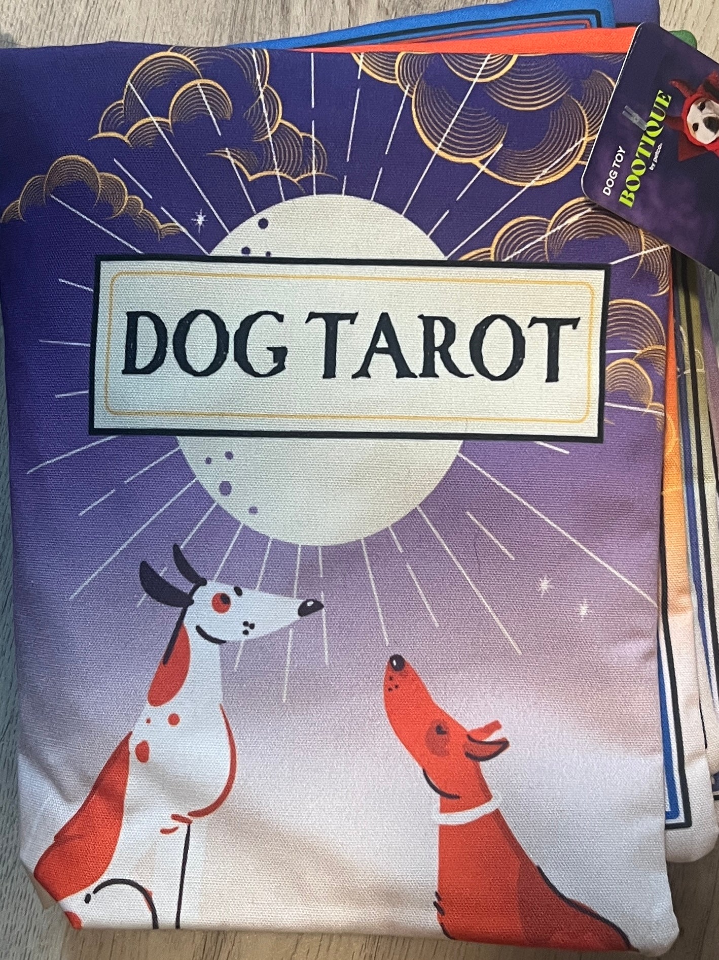 Bootique Tarot Card Book Plush Dog Toys