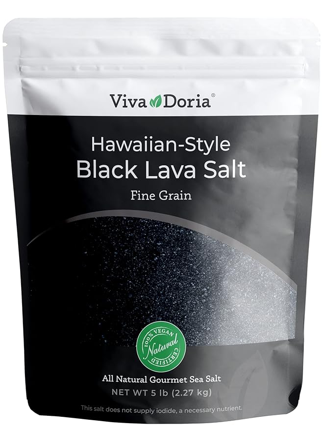 Hawaiian Black Lava Sea Salt
