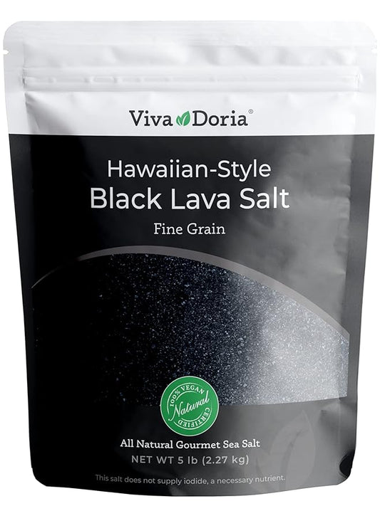 Hawaiian Black Lava Sea Salt