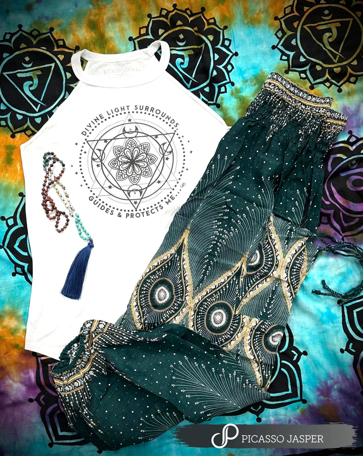 Picasso Jasper - Divine Light Surrounds, Guides & Protects, Tank, S-4XL